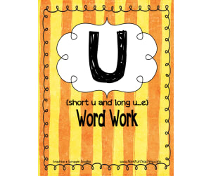 Short and Long Vowel U Activity