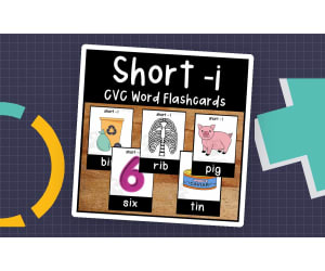 Short -i CVC flashcards