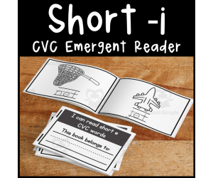 Short i CVC words emergent reader