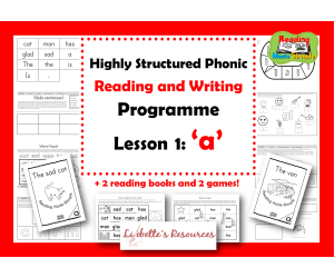 Short Vowel a: 2 Decodable Reading Books and Supporting Activities