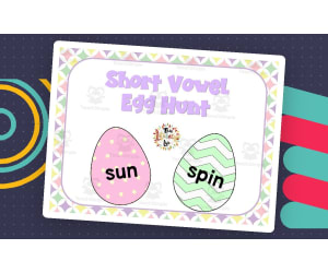 Short Vowel Egg Hunt