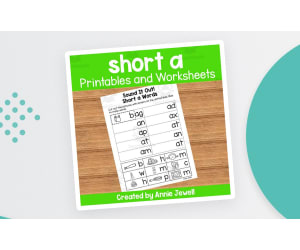 Short Vowel Worksheets and Printables - short a
