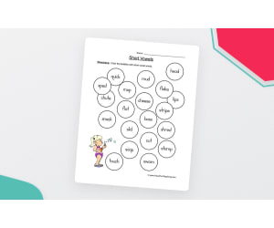 Short Vowels Coloring Worksheet