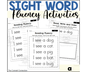 Sight Word Fluency Packet - a