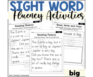 Sight Word Fluency Packet - big