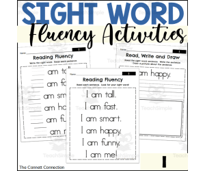 Sight Word Fluency Packet - I