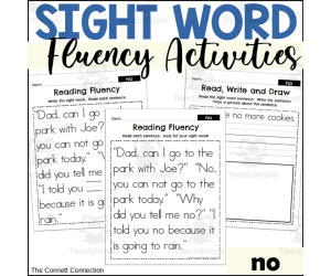 Sight Word Fluency Packet - no