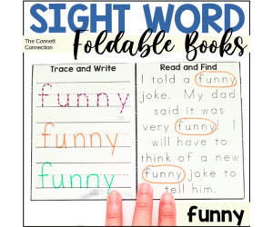 Sight Word Foldable Book: funny