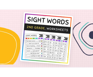 Sight Word Sentences, Fill in the Blanks, 2nd Grade - SET 7
