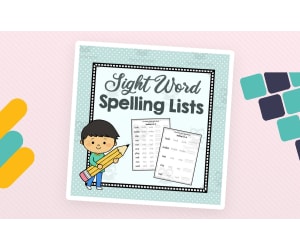 Sight Word Spelling Lists
