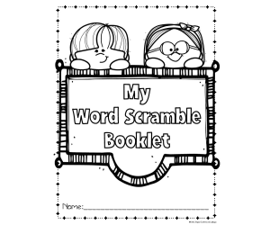 Sight Word Unscramble and Match the First 100 Most Commonly Used Sight Words