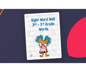Sight Word Wall | 2nd-3rd Grade Words