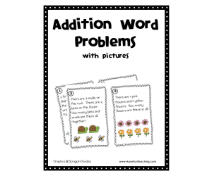 Single Digit Addition Word Problem Activity