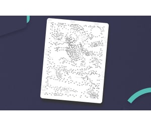 Skeleton Dot-to-Dot / Connect the Dots Halloween PDF
