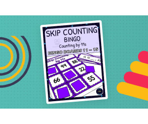 skip counting by 11s bingo - boards 11-15