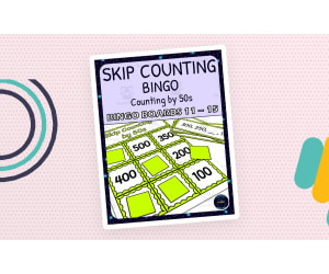 skip counting by 50s bingo - boards 11-15