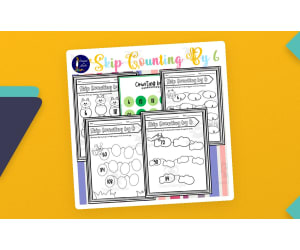 Skip Counting by 6 Worksheets