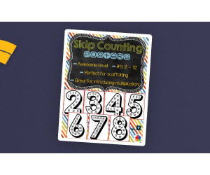 Skip Counting Posters #2-12