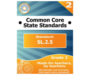 SL.2.5 Second Grade Common Core Lesson