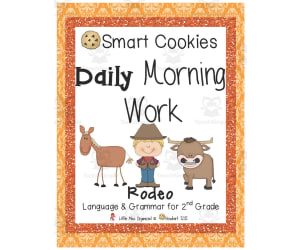 Smart Cookies Daily Morning Work | Rodeo Language and Grammar