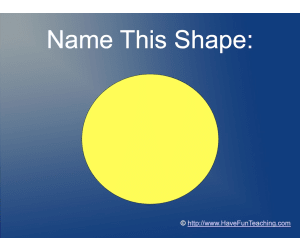 Smartboard Activity - Basic Shapes