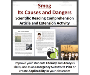 Smog Reading Comprehension Article