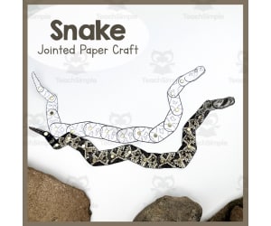 Snake | Jointed Animal Craft | Articulated Craft