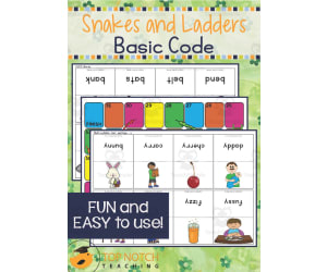 Snakes and Ladders Game with Basic Code
