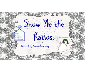 Snow Me the Ratios! Math Task Cards
