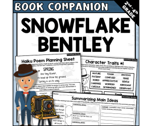 Snowflake Bentley Read Aloud Book Companion Activities for IRA