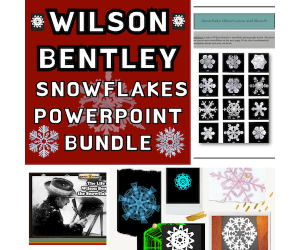 Snowflake Unit Study - Wilson Bentley PowerPoint BUNDLE