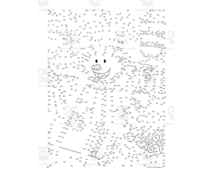 Snowman Extreme Difficulty Dot-to-Dot / Connect the Dots PDF