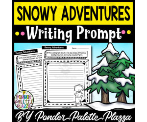 Snowy Adventures Writing Prompt - Winter Writing Activity