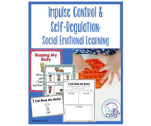 Social Emotional Learning Unit: Impulse Control & Self-Regulation Activities
