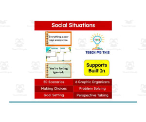 Social Situations | Social Emotional Learning Activities