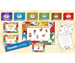 Social Skills Superheroes-An SEL deck with Audio & 2 Handouts!