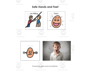 Safe Hands and Feet – Social Story for Kids