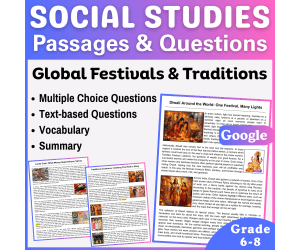 Social Studies Reading Passages Global Festivals and Traditions (Docs)