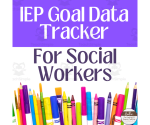 Social Work Goal Tracking Form & Data Collecting Form