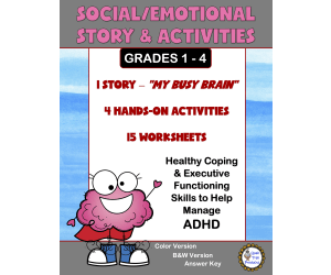 SOCIAL/EMOTIONAL ADHD STORY & ACTIVITIES