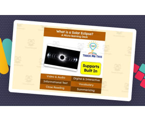 Solar Eclipse | Interactive Science Lesson | Micro-Learning Deck