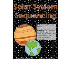 Solar System Sequencing Planets Activity