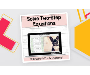 Solve Two-Step Equations Digital Self-Checking Activity