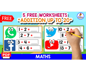 SOLVING ADDITIONS | ADDITION UP TO 20 | SOCIAL MEDIA THEMED