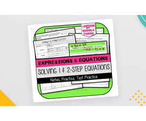 Solving One- & Two-Step Equations with Rational Numbers NOTES & PRACTICE