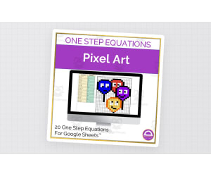 Solving One Step Equations Pixel Art
