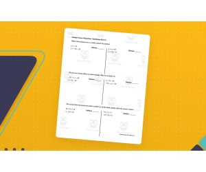 Solving Systems by Substitution Guided Notes + Homework Set