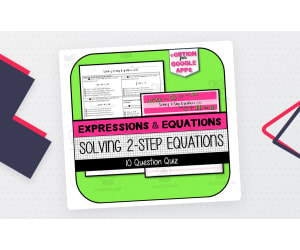 Solving Two-Step Equations QUIZ