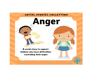 Sometimes I Feel Angry Social Story