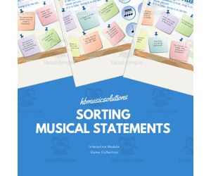 Sorting Musical Statements | Interactive Musical Games - UK Version